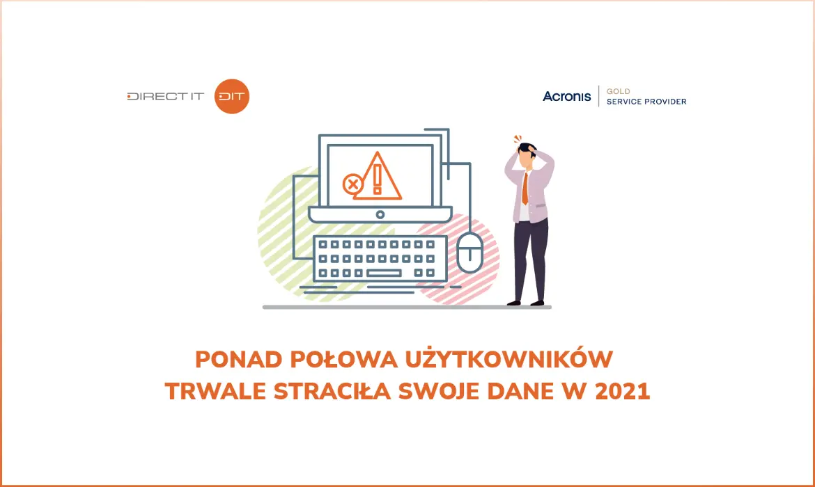 Ponad połowa użytkowników trwale straciła swoje dane w 2021 r.
