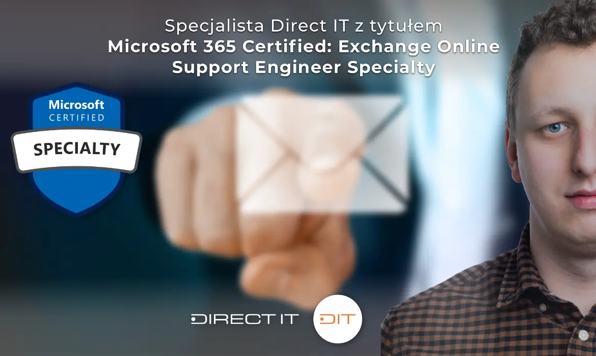 Sebastian Glabus certyfikowanym specjalistą Microsoft Exchange Online