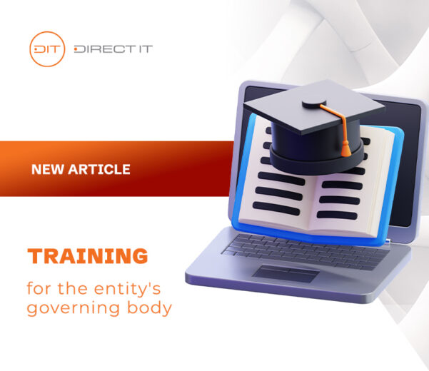 Act on the National Cybersecurity System – training for the management body of an entity